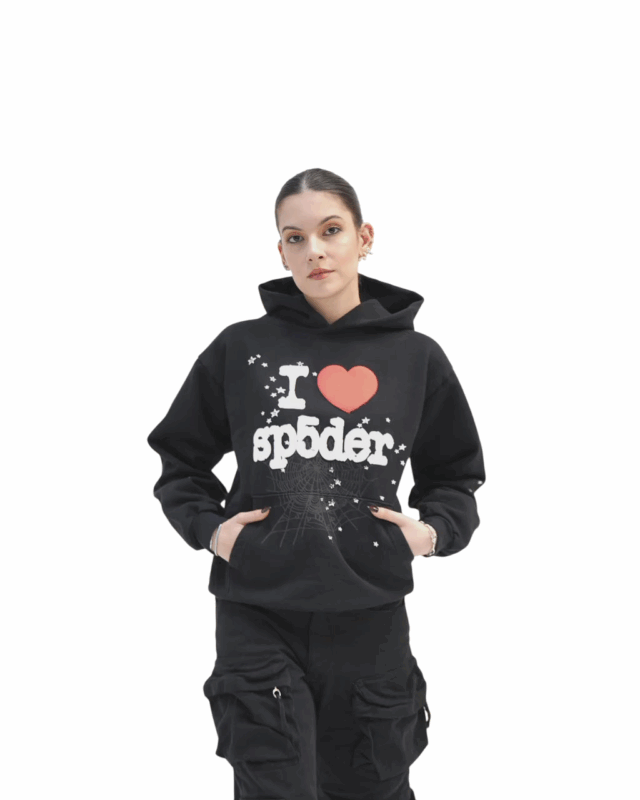 black sp5der hoodie