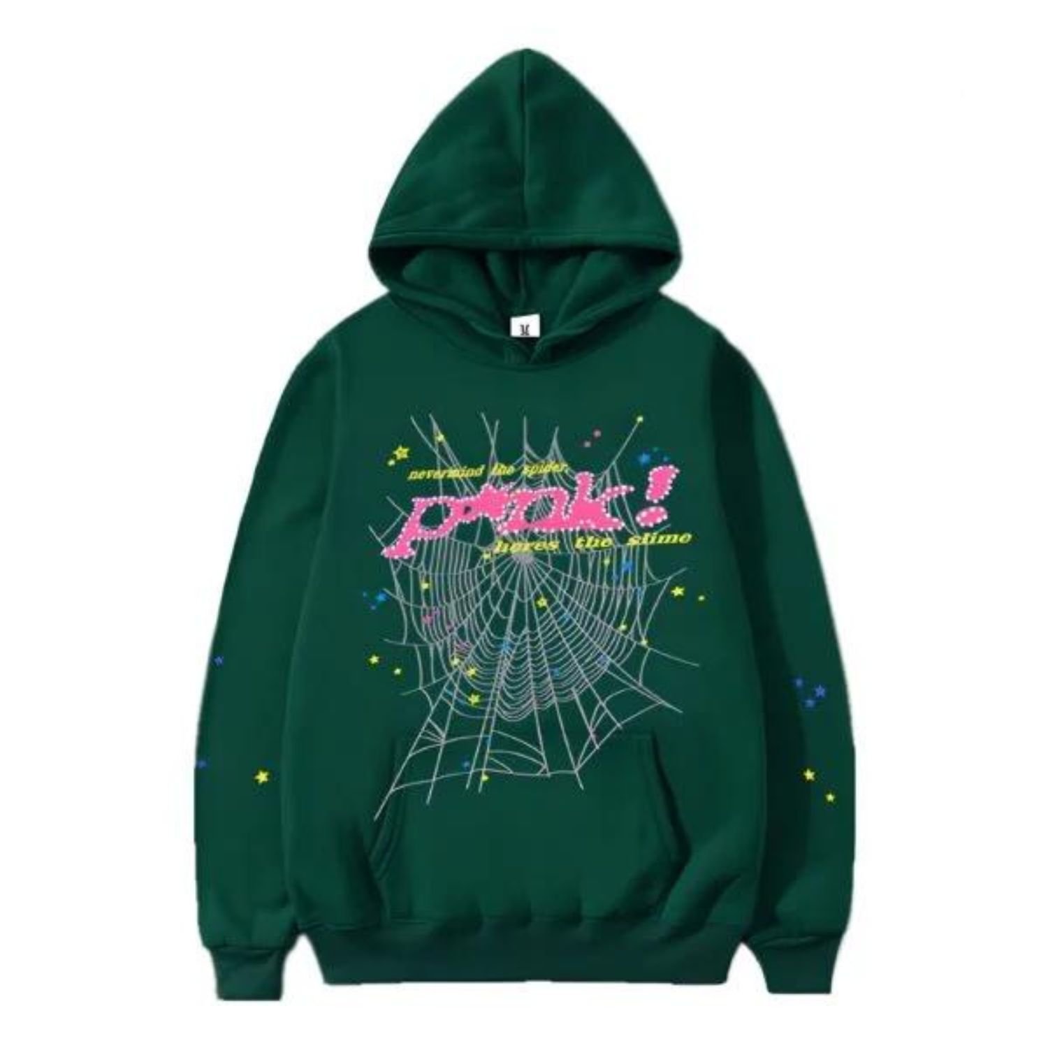 xr:d:DAFpwIp29vg:55,j:6501343925307283616,t:23072718 Sp5der 555555 Young Thug Green HOODIE