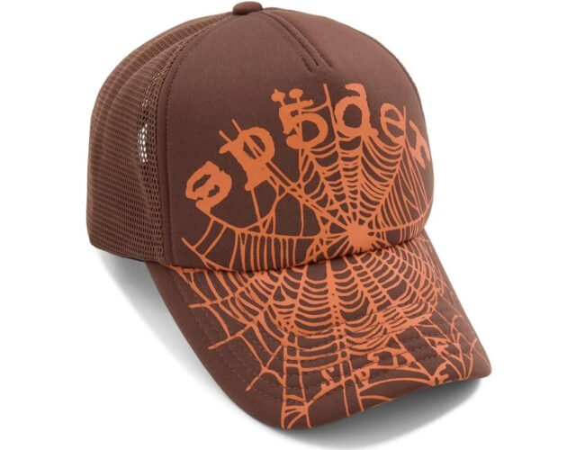 Sp5der OG Web v2 Trucker Hat Brown