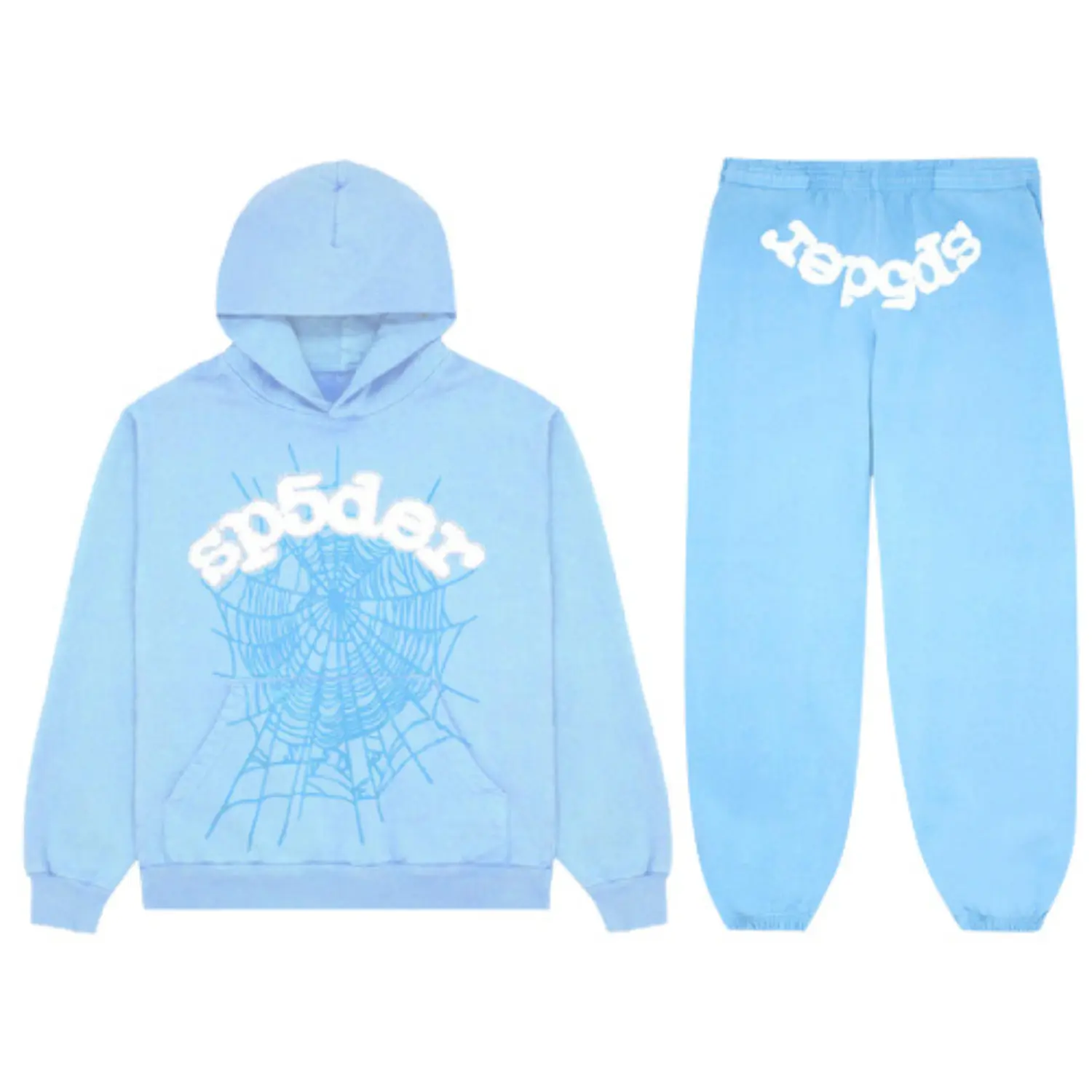 Sp5der-Web-Tracksuit-Sky-Blue-1 Sp5der Web Tracksuit-Sky Blue