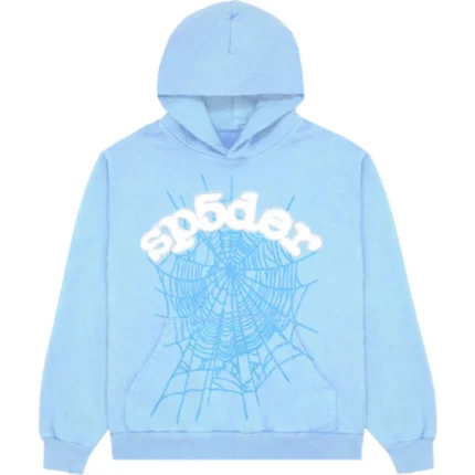 Sp5der Web Tracksuit-Sky Blue