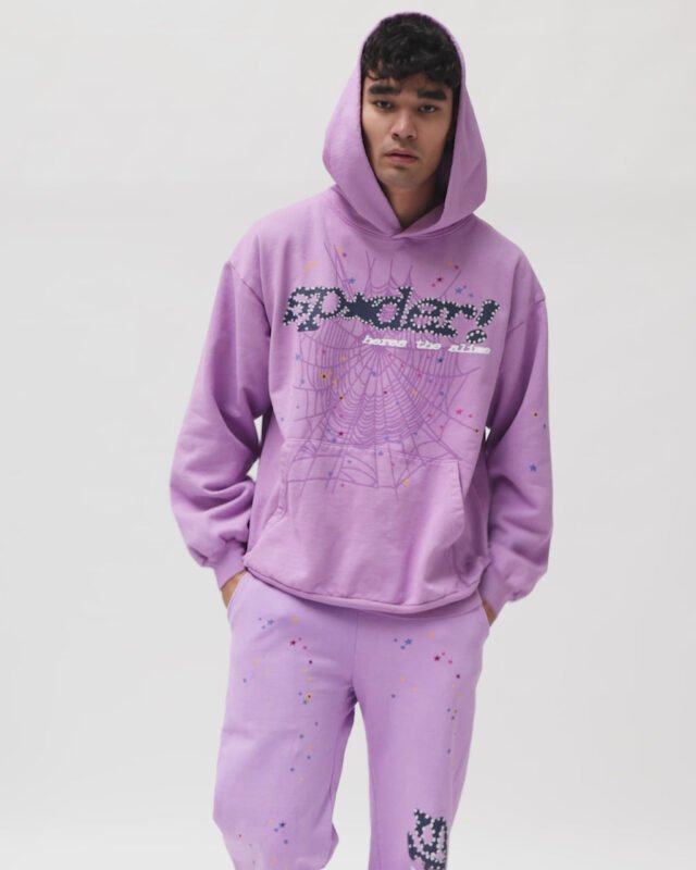 Sp5der Acai Tracksuit Purple
